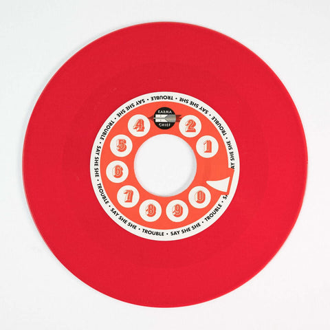 Say She She - Trouble / In My Head - Artists Say She She Genre Soul Release Date 10 Feb 2023 Cat No. KCR124C1 Format 7" Opaque Red Vinyl - Karma Chief Records / Colemine Records - Karma Chief Records / Colemine Records - Karma Chief Records / Colemine Rec - Vinyl Record