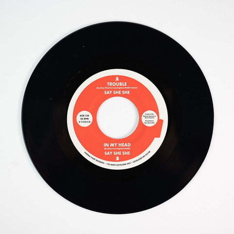 Say She She - Trouble / In My Head - Artists Say She She Genre Soul Release Date 10 Feb 2023 Cat No. KCR124C1 Format 7" Black Vinyl - Karma Chief Records / Colemine Records - Karma Chief Records / Colemine Records - Karma Chief Records / Colemine Records - Vinyl Record