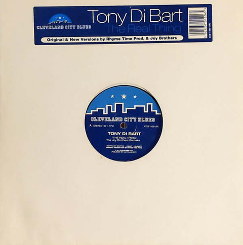 Tony Di Bart - The Real Thing - Tony Di Bart : The Real Thing (12") is available for sale at our shop at a great price. We have a huge collection of Vinyl's, CD's, Cassettes & other formats available for sale for music lovers - Cleveland City Blues - Clev - Vinyl Record