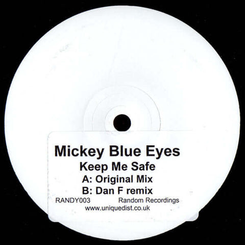 Mickey Blue Eyes - Keep Me Safe - Mickey Blue Eyes : Keep Me Safe (12", W/Lbl, Sti) is available for sale at our shop at a great price. We have a huge collection of Vinyl's, CD's, Cassettes & other formats available for sale for music lovers - Random Reco - Vinyl Record