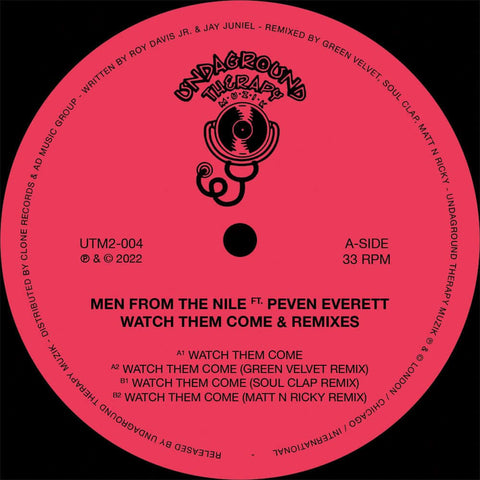 Men From The Nile - Watch Them Come & Remixes - Artists Men From The Nile Genre Deep House, Reissue Release Date 24 Mar 2023 Cat No. UTM2-004 Format 12" Vinyl - Vinyl Record