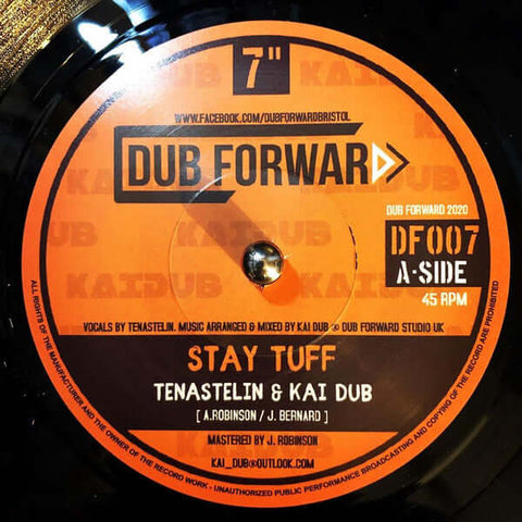 Tenastelin & Kai Dub - Stay Tuff - Tenastelin & Kai Dub : Stay Tuff (7") is available for sale at our shop at a great price. We have a huge collection of Vinyl's, CD's, Cassettes & other formats available for sale for music lovers - Dub Forward - Dub Forw - Vinyl Record