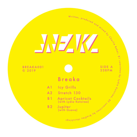 Breaka - 'Breaka 001' Vinyl - Breaka presents ‘Breaka 001’, the first release on his own self-titled label. “This record is a special project for me. Releasing myself has allowed me to collect four tracks reflecting different sides of my musical world. ‘B - Vinyl Record