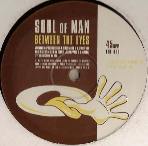 Soul Of Man - Between The Eyes - Soul Of Man : Between The Eyes (12") is available for sale at our shop at a great price. We have a huge collection of Vinyl's, CD's, Cassettes & other formats available for sale for music lovers - Finger Lickin' Records - - Vinyl Record
