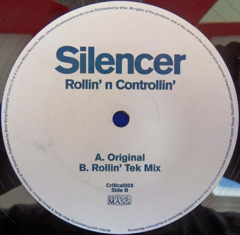 Silencer - Rollin' n Controllin' - Silencer : Rollin' n Controllin' (12") is available for sale at our shop at a great price. We have a huge collection of Vinyl's, CD's, Cassettes & other formats available for sale for music lovers - Critical Mass - Criti - Vinyl Record