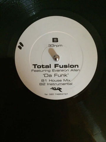 Total Fusion Featuring Evenson Allen - Da Funk - Total Fusion Featuring Evenson Allen : Da Funk (12