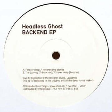 Headless Ghost - Backend EP - Headless Ghost : Backend EP (12