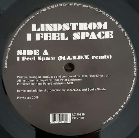 Lindstrøm - I Feel Space (M.A.N.D.Y. Remix) - Lindstrøm : I Feel Space (M.A.N.D.Y. Remix) (12", Gen) is available for sale at our shop at a great price. We have a huge collection of Vinyl's, CD's, Cassettes & other formats available for sale for music lov - Vinyl Record