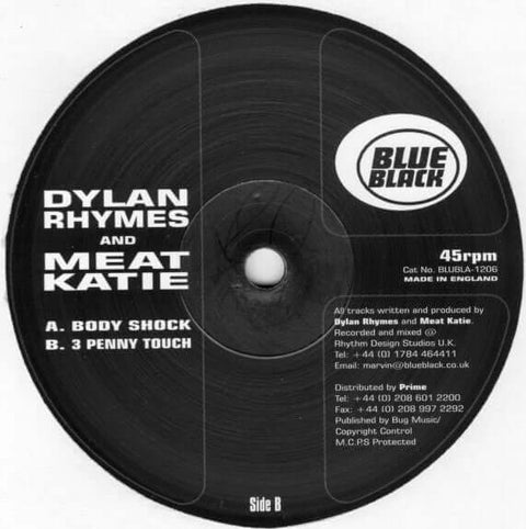 Dylan & Katie - Body Shock - Dylan & Katie : Body Shock (12") is available for sale at our shop at a great price. We have a huge collection of Vinyl's, CD's, Cassettes & other formats available for sale for music lovers - Blue Black - Blue Black - Blue Bl - Vinyl Record