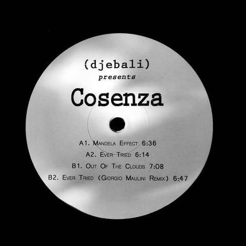 Cosenza - Djebali Presents Cosenza - Mandela Effect - Cosenza : Djebali Presents Cosenza - Mandela Effect (12", EP) is available for sale at our shop at a great price. We have a huge collection of Vinyl's, CD's, Cassettes & other formats available for sal - Vinyl Record