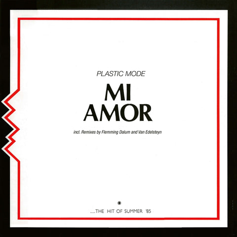Plastic Mode - 'Mi Amor' Vinyl - Artists Plastic Mode Genre Italo Disco, Boogie Release Date 2 Aug 2022 Cat No. MAXI 1071-12 Format 12" Vinyl - Vinyl Record