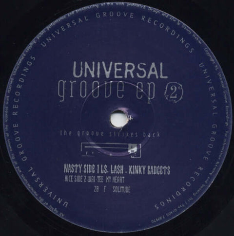 Various - Universal Groove EP 2 "The Groove Strikes Back" - Various : Universal Groove EP 2 "The Groove Strikes Back" (12") is available for sale at our shop at a great price. We have a huge collection of Vinyl's, CD's, Cassettes & other formats available - Vinyl Record