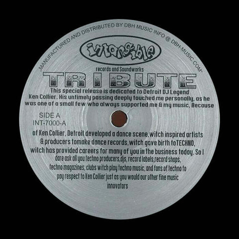 Terrence Parker ‎– Tribute - Artists Terrence Parker Genre House, Disco Release Date 18 February 2022 Cat No. INT-7000 Format 12" Vinyl - Intangible Records & Soundworks - Intangible Records & Soundworks - Intangible Records & Soundworks - Intangible Reco - Vinyl Record