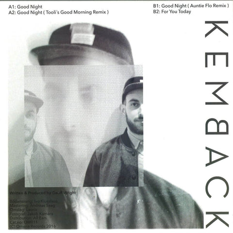 Kemback ‎– 'Good Night' Vinyl - Kemback ‎– Good Night (Vinyl) at ColdCutsHotWax Label: Omena ‎– OM011 Format: Vinyl, 12" Country: Sweden Released: Jul 2016 Genre: Electronic Style: Deep House, House - Vinyl Record