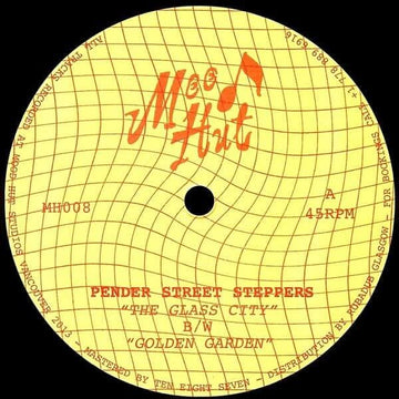 Pender Street Steppers - The Glass City / Golden Garden (Vinyl) - Pender Street Steppers drop in on the lo-NRG side with MH008 : The Glass City / Golden Garden. This vinyl record could be compared to a Home Depot furnished office complex or a slimy algae Vinly Record