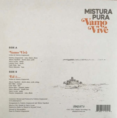 Mistura Pura - Vamo Vive - Mistura Pura : Vamo Vive (7") is available for sale at our shop at a great price. We have a huge collection of Vinyl's, CD's, Cassettes & other formats available for sale for music lovers - Ubiquity - Ubiquity - Ubiquity - Ubiqu - Vinyl Record