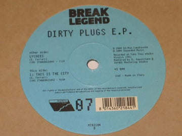 Break Legend - Dirty Plugs E.P. - Break Legend : Dirty Plugs E.P. (12