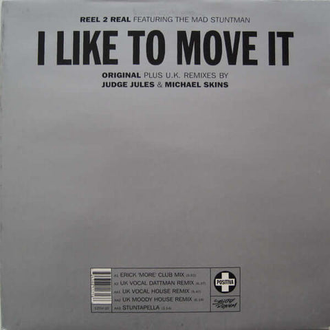 Reel 2 Real Featuring The Mad Stuntman - I Like To Move It - Reel 2 Real Featuring The Mad Stuntman : I Like To Move It (12", Single) is available for sale at our shop at a great price. We have a huge collection of Vinyl's, CD's, Cassettes & other formats - Vinyl Record