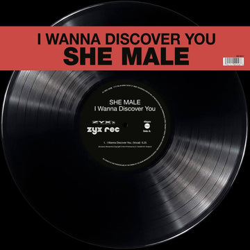 She Male - I Wanna Discover You (Vinyl) - She Male - I Wanna Discover You (Vinyl) - Re-issue of this italo disco rarity from 1984. Vinyl, 12