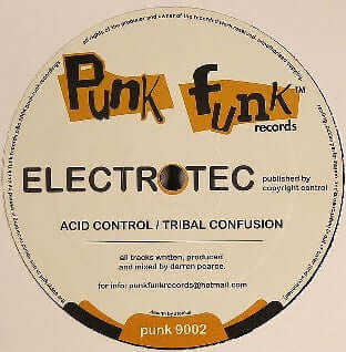 Electrotec - Acid Control / Tribal Confusion - Electrotec : Acid Control / Tribal Confusion (12") is available for sale at our shop at a great price. We have a huge collection of Vinyl's, CD's, Cassettes & other formats available for sale for music lovers - Vinyl Record