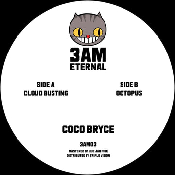 Coco Bryce - 'Cloud Busting' Vinyl - Artists Coco Bryce Genre Jungle, Drum and Bass Release Date 11 March 2022 Cat No. 3AM03 Format 12