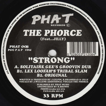 The Phorce Feat. Jilly - Strong - The Phorce Feat. Jilly : Strong (12