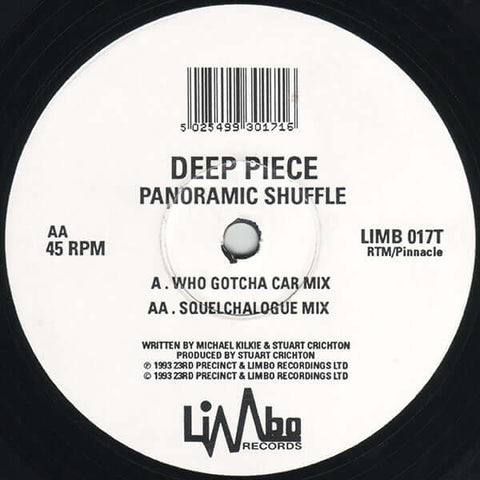 Deep Piece - Panoramic Shuffle - Deep Piece : Panoramic Shuffle (12") is available for sale at our shop at a great price. We have a huge collection of Vinyl's, CD's, Cassettes & other formats available for sale for music lovers - Limbo Records - Limbo Rec - Vinyl Record