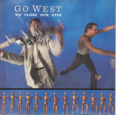 Go West - We Close Our Eyes - Go West : We Close Our Eyes (7", Single, Blu) is available for sale at our shop at a great price. We have a huge collection of Vinyl's, CD's, Cassettes & other formats available for sale for music lovers - Chrysalis - Chrysal - Vinyl Record