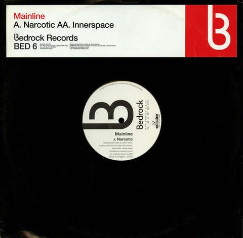 Mainline - Narcotic / Innerspace - Mainline : Narcotic / Innerspace (12") is available for sale at our shop at a great price. We have a huge collection of Vinyl's, CD's, Cassettes & other formats available for sale for music lovers - Bedrock Records - Bed - Vinyl Record