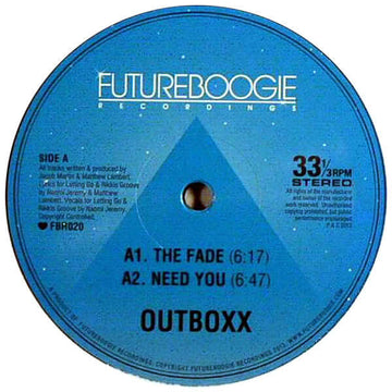 Outboxx - The Fade EP - Outboxx : The Fade EP (12