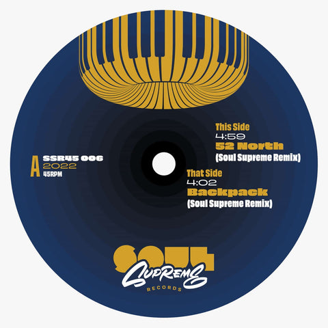 Gallowstreet - 52 North (Soul Supreme Remix) - Artists Gallowstreet, Shamis & Rebiere Genre Neo Soul, Hip-Hop Release Date 7 Oct 2022 Cat No. SSR45006 Format 7" Vinyl - Soul Supreme Records - Vinyl Record