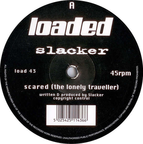 Slacker - Scared - Slacker : Scared (12") is available for sale at our shop at a great price. We have a huge collection of Vinyl's, CD's, Cassettes & other formats available for sale for music lovers - Loaded Records - Loaded Records - Loaded Records - Lo - Vinyl Record