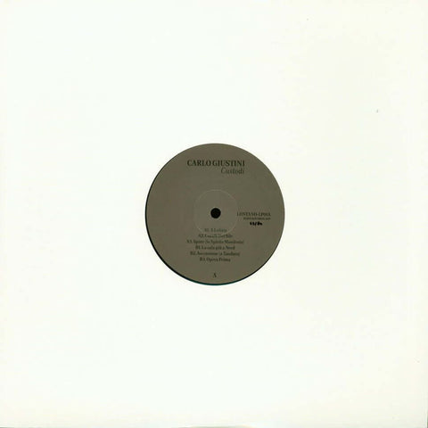 Carlos Giustini - Custodi - Artists Carlos Giustini Genre Ambient, Soundscape Release Date Cat No. LONTANO-LP01A Format 12" Vinyl - ROHS! Germany - Vinyl Record