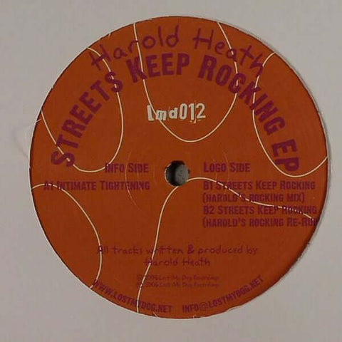 Harold Heath - Streets Keep Rocking EP - Harold Heath : Streets Keep Rocking EP (12", EP) is available for sale at our shop at a great price. We have a huge collection of Vinyl's, CD's, Cassettes & other formats available for sale for music lovers - Lost - Vinyl Record