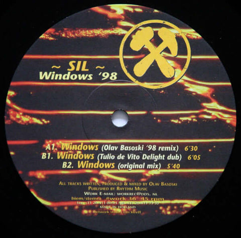 Sil - Windows '98 - Sil : Windows '98 (12") is available for sale at our shop at a great price. We have a huge collection of Vinyl's, CD's, Cassettes & other formats available for sale for music lovers - Work Records - Work Records - Work Records - Work R - Vinyl Record