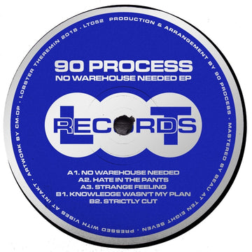 90 Process - 'No Warehouse Needed' Vinyl Vinyl Vinly Record