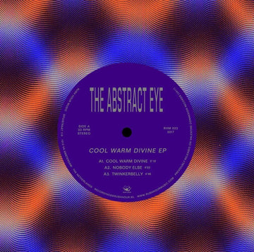 The Abstract Eye - Cool Warm Divine - Five prolific electronic soul tracks - melodic techno by The Abstract Eye, better known as Gifted and Blessed. Originally released on Valentine Connexion in 2011, now available again in a shiny new jacket. Big! Tip! - Vinly Record