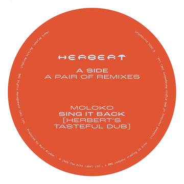 Herbert - A Pair Of Remixes - Matthew Herbert’s bumper year continues after the summer reissues of his seminal house albums Bodily Functions and Around The House... Vinly Record