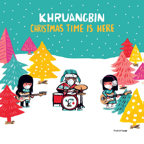 Khruangbin - Christmas Time Is Here - Artists Khruangbin Genre Rock, Funk Release Date 1 Jan 2020 Cat No. ALN75001X Format 7" Vinyl - Masks Cover - Late Night Tales - Vinyl Record