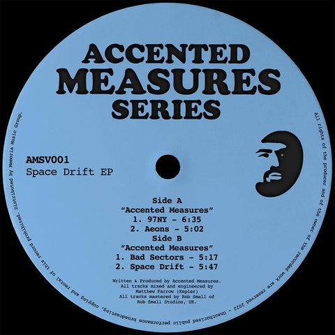 Accented Measures - Space Drift - Artists Accented Measures Genre Tech House Release Date 17 Mar 2023 Cat No. AMSV001 Format 12" Vinyl - Accented Measures Series - Accented Measures Series - Accented Measures Series - Accented Measures Series - Vinyl Record