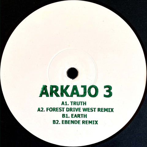 Arkajo - Arkajo 3 - Arkajo - Arkajo 3 - Arkajo is back on his own imprint with his signature tribal tinged, off-kilter percussion, shattering subs and hypnotic atmospheres. - Arkajo - Vinyl Record