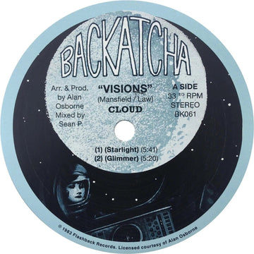 Cloud - Visions - Artists Cloud Genre Disco, Electro-Funk, Reissue Release Date 3 Mar 2023 Cat No. BK061 Format 12