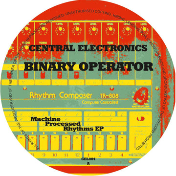 Binary Operator - Machine Processed Rhythms EP (Vinyl) - Binary Operator is back with his 2nd EP for Central Electronics. Again he delivered a mixture of electro and broken beats for dancers and digital dreamers. Vinyl, 12