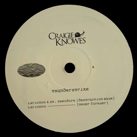 Larionov & St. Theodore - Thunderstrike EP (Vinyl) - Larionov & St. Theodore - Thunderstrike EP - Larionov & St. Theodore team up for their 3rd collaborative EP following on from their releases on Rotterdam Electronix and Snuff Cuts in the 2 years precedi - Vinyl Record