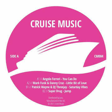 Various - Cruise Music Vinyl Jams Vol 4 - Cruise Music presents 4th Vinyl Jams release! A side starts off with the Italian jackin don, Angello Ferreri and one of the label's biggest releases to date... - Cruise Music - Cruise Music - Cruise Music - Cruise Vinly Record