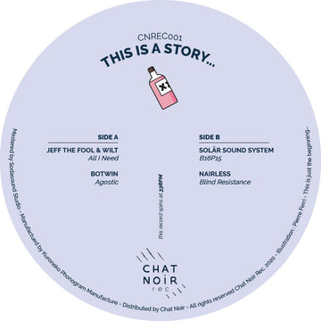 Various - This Is A Story... - Jeff The Fool & Wilt, Botwin, Solär Sound System, NairLess - This Is A Story... (Vinyl) - Chat Noir Rec. Is the official imprint of Chat Noir Distribution and will be dedicated to all shades... - Chat Noir Rec - Chat Noir Re Vinly Record