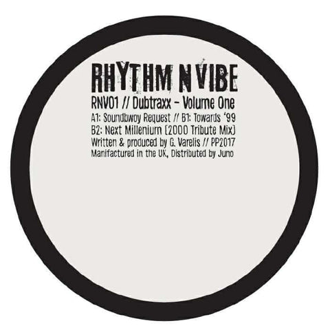 Dubtraxx - Volume One (2000 Tribute Mix) (Vinyl) - Dubtraxx - Volume One (2000 Tribute Mix) (Vinyl) - Dubtraxx is new on the scene, as is their label Rhythm N Vibe, but don't let that lull you into a false sense of security - this is seriously heavyweight - Vinyl Record