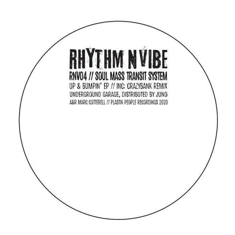 Soul Mass Transit System - Up & Bumpin' - Soul Mass Transit System - Up & Bumpin' EP (Vinyl) - With a previous release on Hokkaido Dance Club, the infamous "Soul Mass Transit System" is back with another fire EP, this time for the Rhythm 'N' Vibe faithful - Vinyl Record