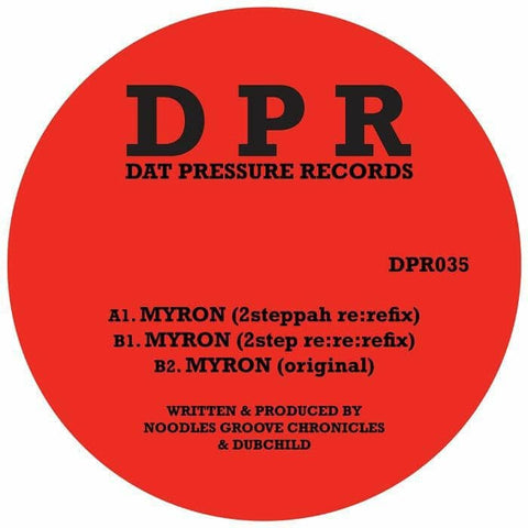 Groove Chronicles - Myron Refixes - Artists Groove Chronicles Genre UK Garage Release Date 1 Jan 2020 Cat No. DPR035 Format 12" Vinyl - DPR (Dat Pressure) - DPR (Dat Pressure) - DPR (Dat Pressure) - DPR (Dat Pressure) - Vinyl Record