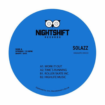 Solazz - Highlife Disco - Artists Solazz Genre Disco, Nu-Disco Release Date 14 January 2022 Cat No. SHIFT 010 Format 12